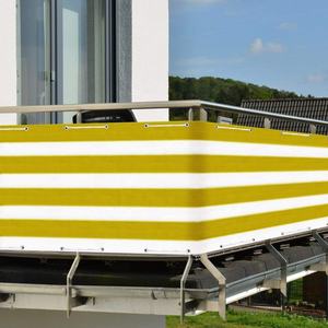 Filet de protection solaire anti-UV 100% HDPE, filet de clôture en plastique pour balcon - Product Image 2