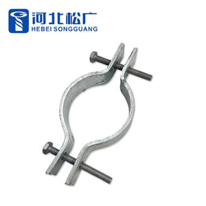 Fabriek Prijs Paal Lijn Hardware Paal Klem Gegalvaniseerde Hoepel Klem - Product Image 2