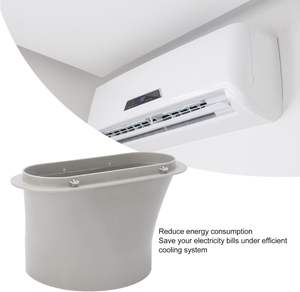 Adaptateur de tuyau d'évacuation manuel en plastique ABS portable de 5,9 pouces de diamètre pour pièces de climatiseur domestique - Product Image 6