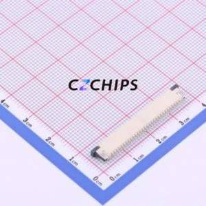 FPC-1.0AX-30PWBH25 FFC/FPC Connector SMD,P=1mm Connector Drawer Type Bottom Contact 30P 1mm - Product Image 2