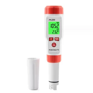 JHL203 misuratore di sale digitale per salinità di acqua 4 in 1 PH EC sale temperatura acqua qualità acqua acqua Tester acquario Monitor