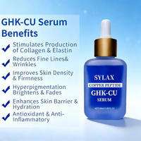 Serum Wajah Anti-Penuaan Organik SYLAX - Solusi Kulit dengan Kolagen, Peptida Tembaga GHK-Cu & Peptida Snap-8