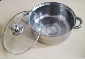 高品质 5 件套不锈钢炊具套装，带不粘锅钢盖，可爱经典设计，环保，适合家庭使用 - Product Image 2