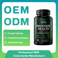 Capsules de soutien pour la prostate masculine, supplément alimentaire végétalien à base de palmier nain, de graines de citrouille et de zinc, nutrition quotidienne pour le bien-être masculin