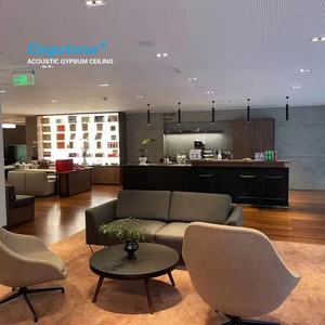 Placa de Yeso Acústica para Techo, Orificio Cuadrado de 12x12 mm, 600x2600x12 mm, Panel de Yeso Perforado Expresivo, Paneles de 1200x2400 mm - Product Image 1