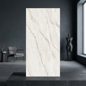 Platinum Bianco Full Body Matte Porcelain Tiles 2x4 Ft Marble Look for Residential Wall Floor Projects - Product Image 3
