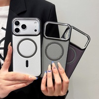 Nouvelle coque de téléphone magnétique mate de haute qualité pour hommes, compatible avec iPhone 18 Pro Max, 17 Pro, 17 Air, 16, 15, 14, 13, en acrylique, protection intégrale