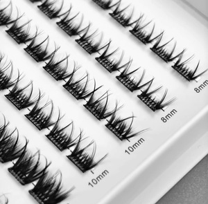 Nouvelle Arrivée 2026 – Cils à Presser Pré-Collés, Cils en Grappe Sans Colle, Imperméables, Auto-Adhésifs pour DIY à Domicile & Extensions de Cils - Product Image 4