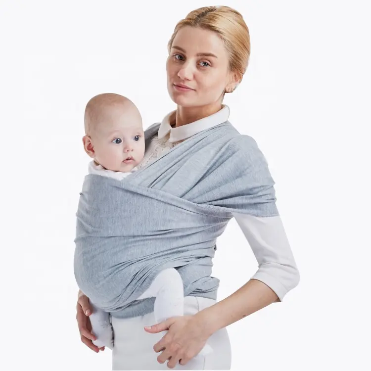 Breathable Stretchy Baby Wrap Sling cotton knitted baby sling wrap carrier