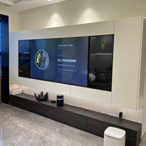 Mobile TV <span class=keywords><strong>Sospeso</strong></span> Moderno Fatto a Mano Minimalista con Vano Contenitore per Soggiorno Appartamento - Product Image 6