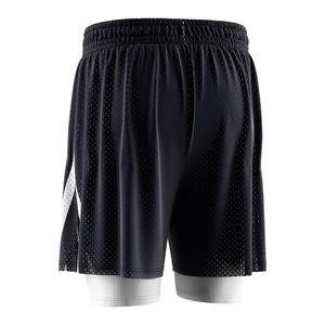 Shorts de basketball double couche, pas besoin de sous-vêtements supplémentaires, doublure anti-frottement, séchage rapide, respirant, pour les joueurs de basket sérieux - Product Image 6