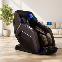 Tragbarer Klappbarer Elektrischer Massagestuhl mit Ganzkörper-Schwerelosigkeit, Heizfunktion und Komfortabler Massage