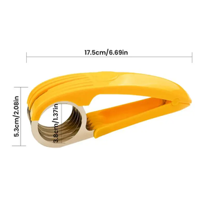 Cortador de verduras multifuncional, rebanador de plátanos y pepinos, cortador manual portátil de frutas y verduras, utensilios de cocina para uso doméstico. - Product Image 6