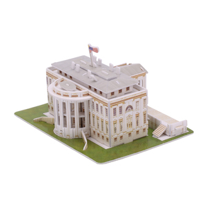 Kit <span class=keywords><strong>de</strong></span> bricolage, puzzles 3D, <span class=keywords><strong>Maison</strong></span> Blanche américaine, puzzles 3D, architecture mondiale célèbre, construction <span class=keywords><strong>de</strong></span> bâtiments, modèle 3D, jouet cadeau - Product Image 6