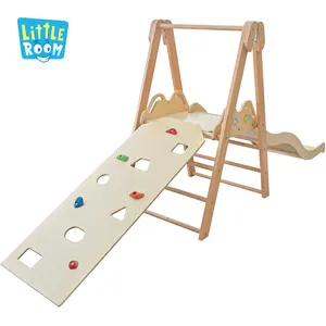 Track Climb toddler scale giocattolo triangolo in legno cornice per bambini Indoor Gym Frame mobili in età prescolare giocattoli da arrampicata per la casa