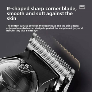 Tondeuses <span class=keywords><strong>à</strong></span> cheveux professionnelles <span class=keywords><strong>pour</strong></span> hommes, sans fil, avec coque transparente, modèle de charge numérique, <span class=keywords><strong>pour</strong></span> la beauté, ensemble de barbier - Product Image 3