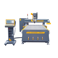 Routeur CNC à double rail de guidage Atc 1325 Machine de fraisage CNC Machine de travail du bois pour acrylique/Menuiserie architecturale/Meubles