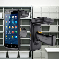 ماسح ضوئي محمول للباركود بنظام أندرويد مع قارئ NFC RFID وتقنية التعرف على الوجه وبصمة الإصبع