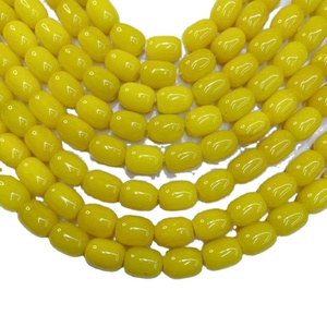 Cuentas Sueltas de Jade Antiguo Optimizado Zoryn Stone, Cuentas de Cuarzo en Forma de Barril Personalizables al por Mayor para Joyería, Pulseras y Collares - Product Image 1