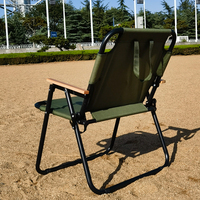 Chaise pliante en métal personnalisable avec logo, pour une personne, moderne, portable, légère, durable, mobilier d'extérieur, hauteur réglable, Oxford