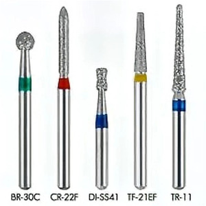 ดอกสว่านเพชรสำหรับงานทันตกรรม ขายส่งจากโรงงาน รุ่น <span class=keywords><strong>Glin</strong></span> Diamond Burs แบบหัวต่อ Contra Angle Turbine ทำจากโลหะ - Product Image 4