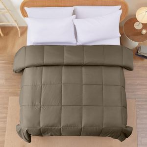 Couette en gros bicolore personnalisée avec garnissage synthétique, tissu doux pour la peau, qualité supérieure, toutes saisons, pour hôtels - Product Image 4
