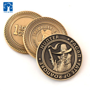 定制彩虹全息全息彩色电镀金属硬币 - Product Image 6