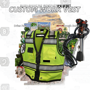 Chaleco de <span class=keywords><strong>Trabajo</strong></span> Táctico Personalizado con Logotipo para Hombre, Chaleco de Pesca de Secado Rápido con Nuevo Diseño y Logotipo Impreso, Uniforme de <span class=keywords><strong>Trabajo</strong></span> - Product Image 2