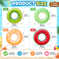 Neuartiger aufblasbarer Schwimmring aus verdicktem PVC, Schwimmreifen, Wasserspielzeug für Kinder und Erwachsene, Sommer, Strand, Poolparty