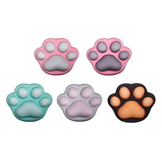 Silicone Wrist Rest Cute Small Cat Paw Mousepad