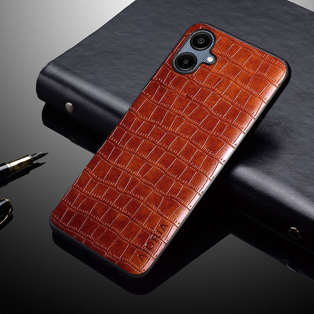 Simple Skin Texture PU Mobile Phone Case for Samsung Galaxy A06 5G S25 Edge A56 A05S A26 A16
