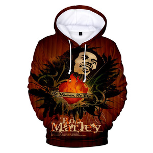<strong>Bob</strong> <strong>Marley</strong> Polyester <strong>Hoodie</strong> Sublimation Blank Hoodies Wholesale Cheap and High Quality Hoodies 3d - Product Image 6