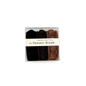 Summer Dream Hair Ties Set 9pcs Nylon Elastic Braided High Ponytail Daily Use - Product Image 5