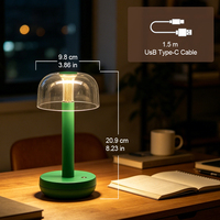 Lampe de table LED mini champignon colorée en gros, magnétique, décorative, pour chambre, hôtel, intérieur de maison