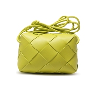 Sac fourre-tout en cuir fendu de grande capacité tressé pour femmes