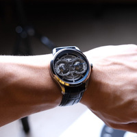 Montre pour homme de haute qualité, nouveau style, étanche, classique, mécanique, résistante à la poussière, boîtier en acier solide, confortable