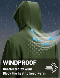 Giacca Antivento Personalizzata Invernale da Uomo, Giacca Calda Antivento con Tasche Multiple, Cappotto Tattico da <span class=keywords><strong>Lavoro</strong></span> - Product Image 2