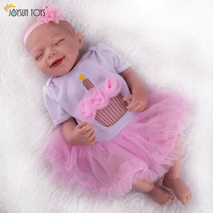 Poupée bébé réaliste nouveau-né 48CM Jouet en peluche Modèle de jouet PVC Interactif pour tous les âges - Product Image 5