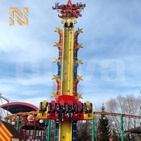 Manège Nova Rides 6P Jumping Star pour enfants, chute libre, saut de grenouille, manège de parc d'attractions Jumping Star