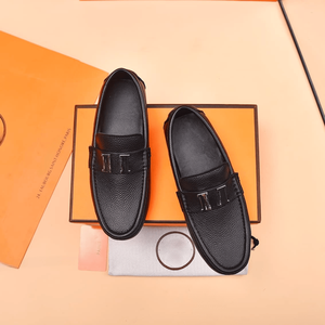 Zapatos Oxford de moda retro con entresuela, parte superior de cuero de vaca de grano completo, suela de caucho/látex y forro de tela, para todas las estaciones, con suela de caucho espumado. - Product Image 1