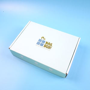 Logotipo personalizado y tamaño Caja de maquillaje Embalaje de regalo Premium Azul claro Reciclable Diseño plegable Ahorre costo de envío Caja de cosméticos - Product Image 2