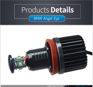Đôi Mắt Thiên Thần Đèn Sương Mù Cho Xe Tự Động Ngày LED Ánh Sáng 80W 4000lm H8 E91 <span class=keywords><strong>E92</strong></span> E93 LED Đánh Dấu Bóng Đèn 6000K X6 Accord X5 Thành Phố - Product Image 5