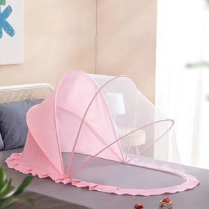 Moustiquaire <span class=keywords><strong>de</strong></span> <span class=keywords><strong>lit</strong></span> bébé confortable Enteng, tente pliable portable, mignonne, respirante, anti-insectes, en maille 100% polyester 200TC - Product Image 6