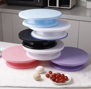 Base Giratoria para Tartas con Base Antideslizante para Glasear y Decorar Fácilmente, Herramienta de Repostería, Utensilios de Cocina - Product Image 1