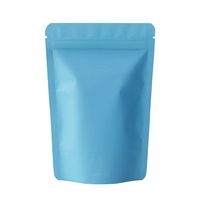 Sachet refermable mat à fermeture éclair pour noix et snacks, emballage hermétique