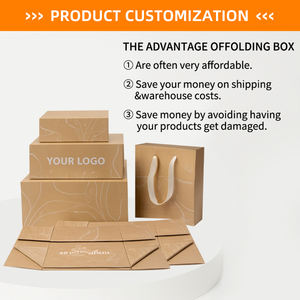 מותאם אישית יוקרה תיבת נוקשה מגנטי את אותה סדרה מוצרים אריזה אישית ערכות עם ידית סרט - Product Image 3