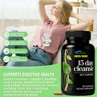 OEM ODM – Nouvelles capsules détoxifiantes naturelles pour le nettoyage du côlon en 15 jours – Complément de soutien pour la santé digestive et intestinale des adultes – Soulagement régulier des troubles gastro-intestinaux