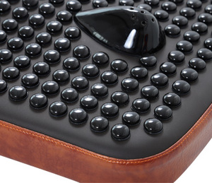 Cojín de masaje de piedra de germanio con ayuda de rehabilitación muscular del suelo pélvico grueso Kegel calentado con cojín de asiento - Product Image 4