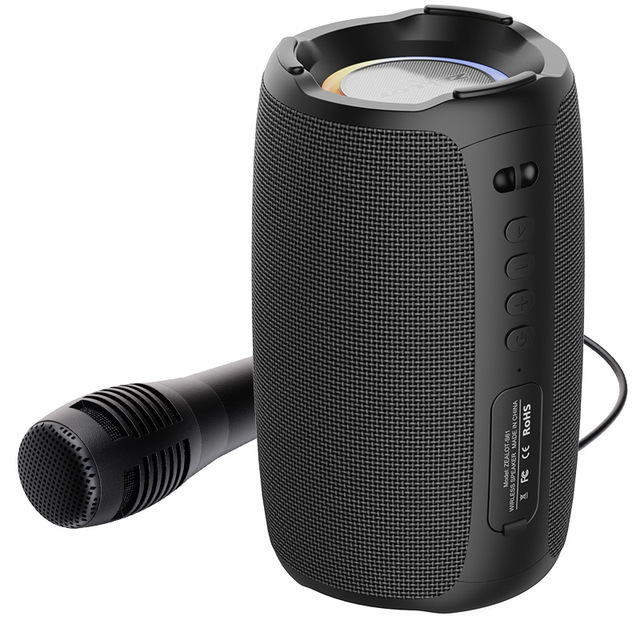 With Mics Flashing Lights Portable Smart Tf Card Wireless Led Light Blue Tooth Speaker Zealot S61