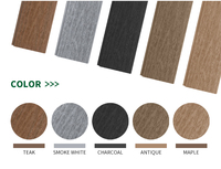 ASTM prouvé Original bois couleur WPC panneau mural WPC revêtement